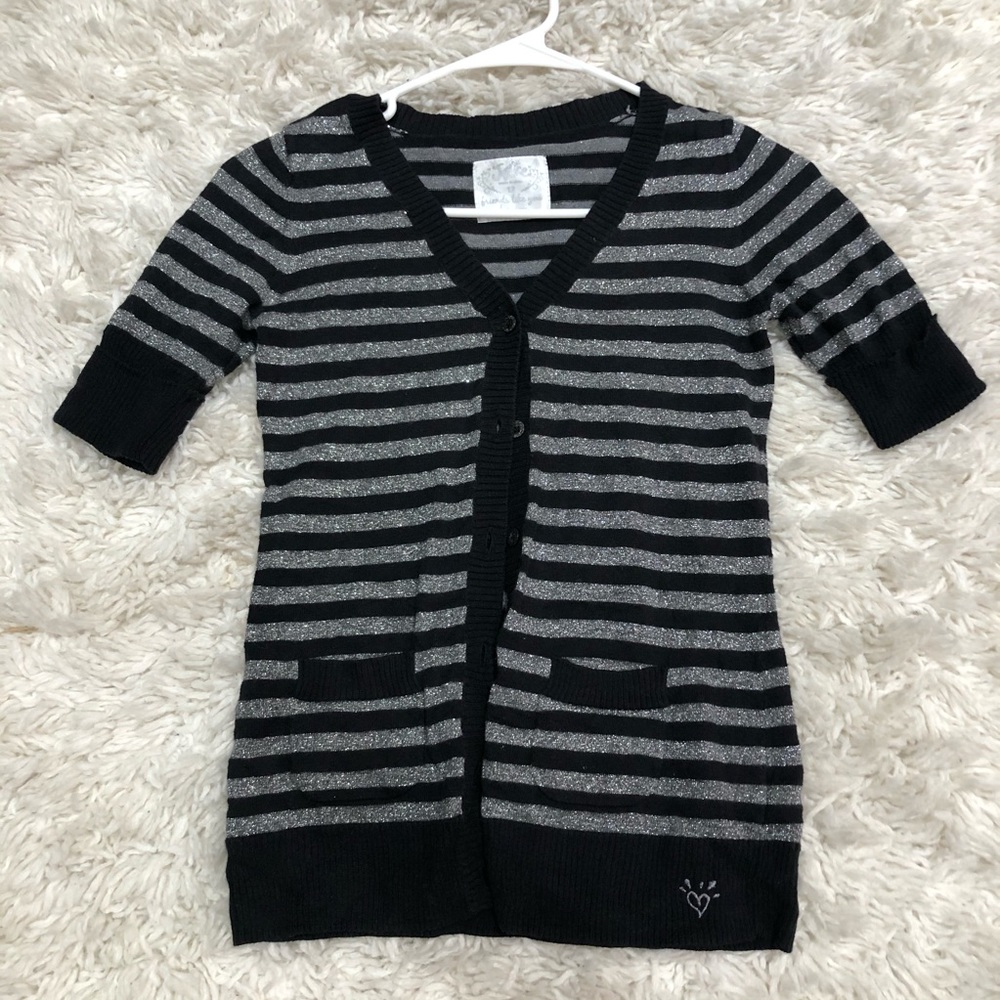JUSTICE - Short sleeve cardigan